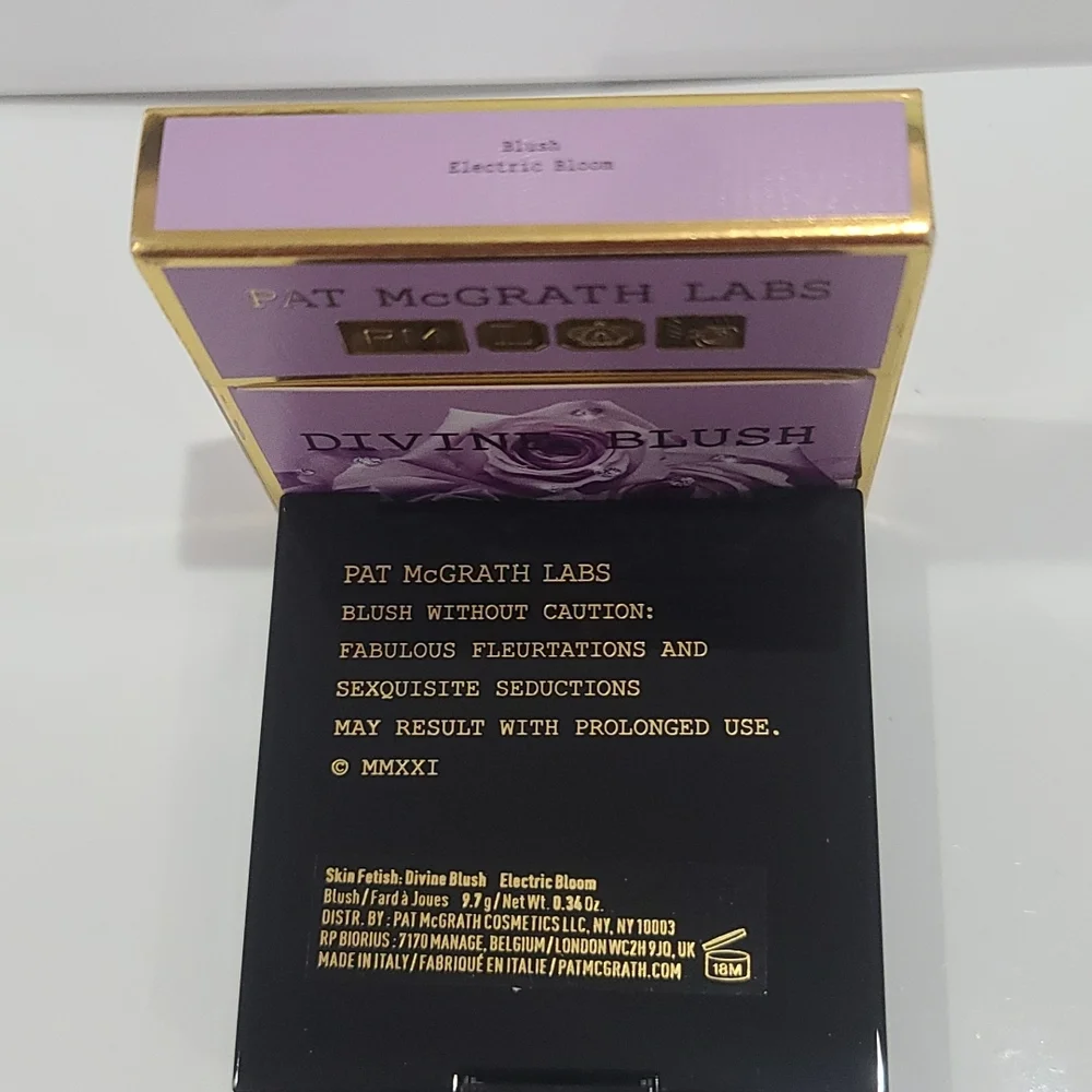 NIB ✅ Pat McGrath ELECTRIC BLOOM Skin Fetish: Divine Powder Blush ~ BNIB